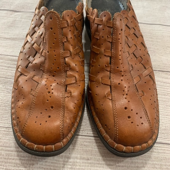 Rieker Womens Size 40 / 9 Brown Leather Shoes - Picture 11 of 12